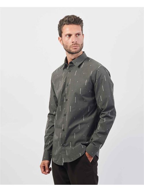 Camicia casual Armani Exchange in popeline di cotone ARMANI EXCHANGE | 6DZC06-ZN5DZ5816